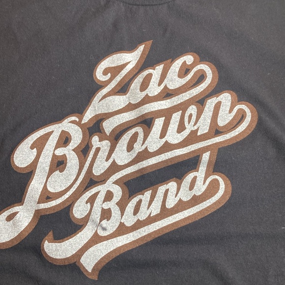 EUC Black ZAC BROWN BAND T-SHIRT MENS SIZE XXL - Picture 3 of 8